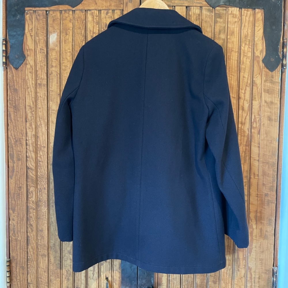 Lands' End Navy Pea Coat - Picture 4 of 11
